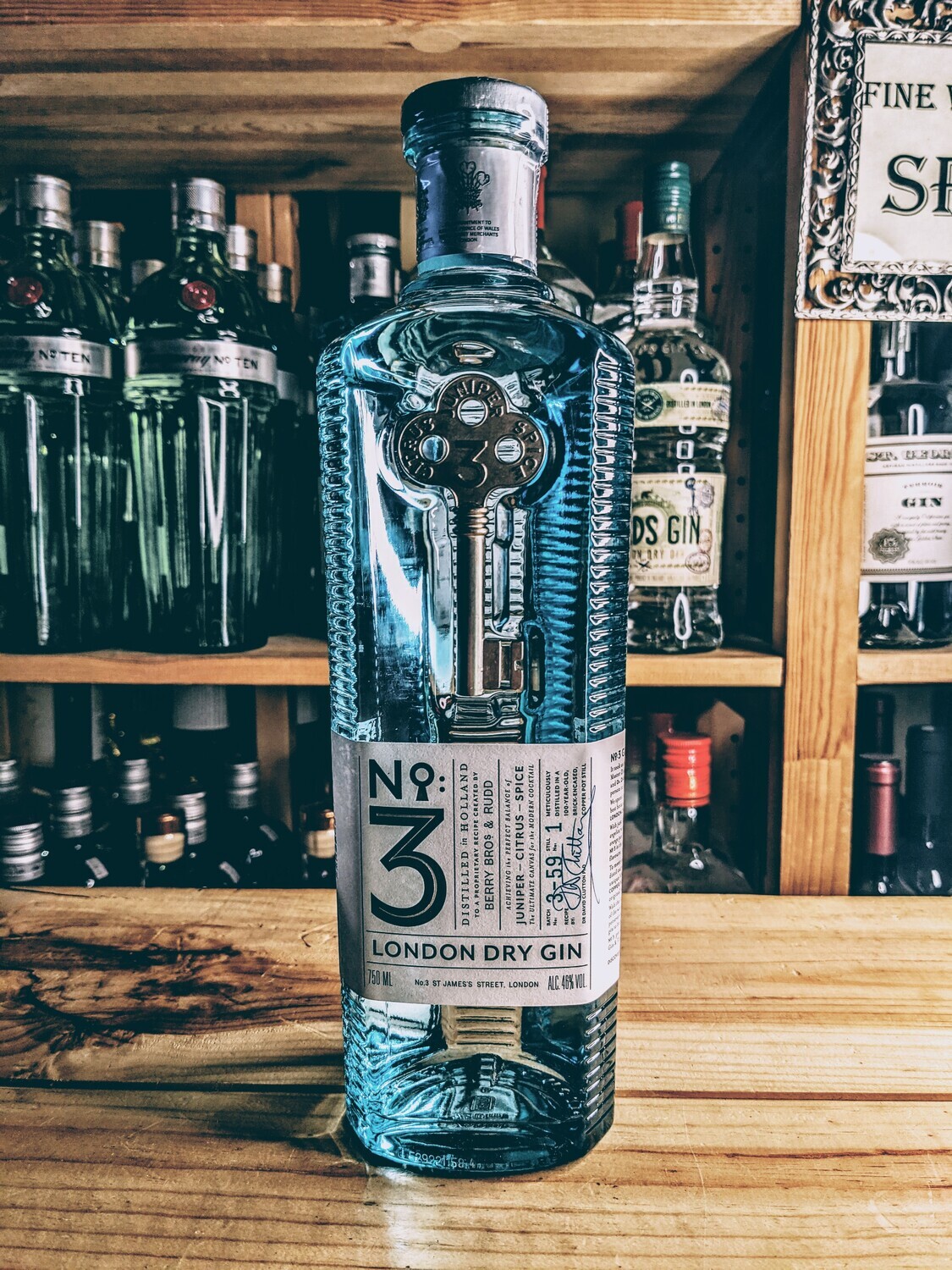 No3 Gin 750ml