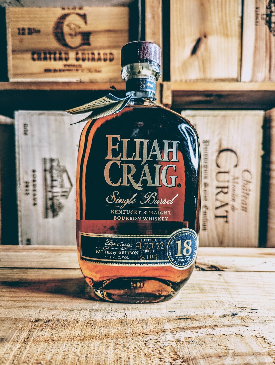 Elijah Craig 18 yr Single Barrel Bourbon 750ml