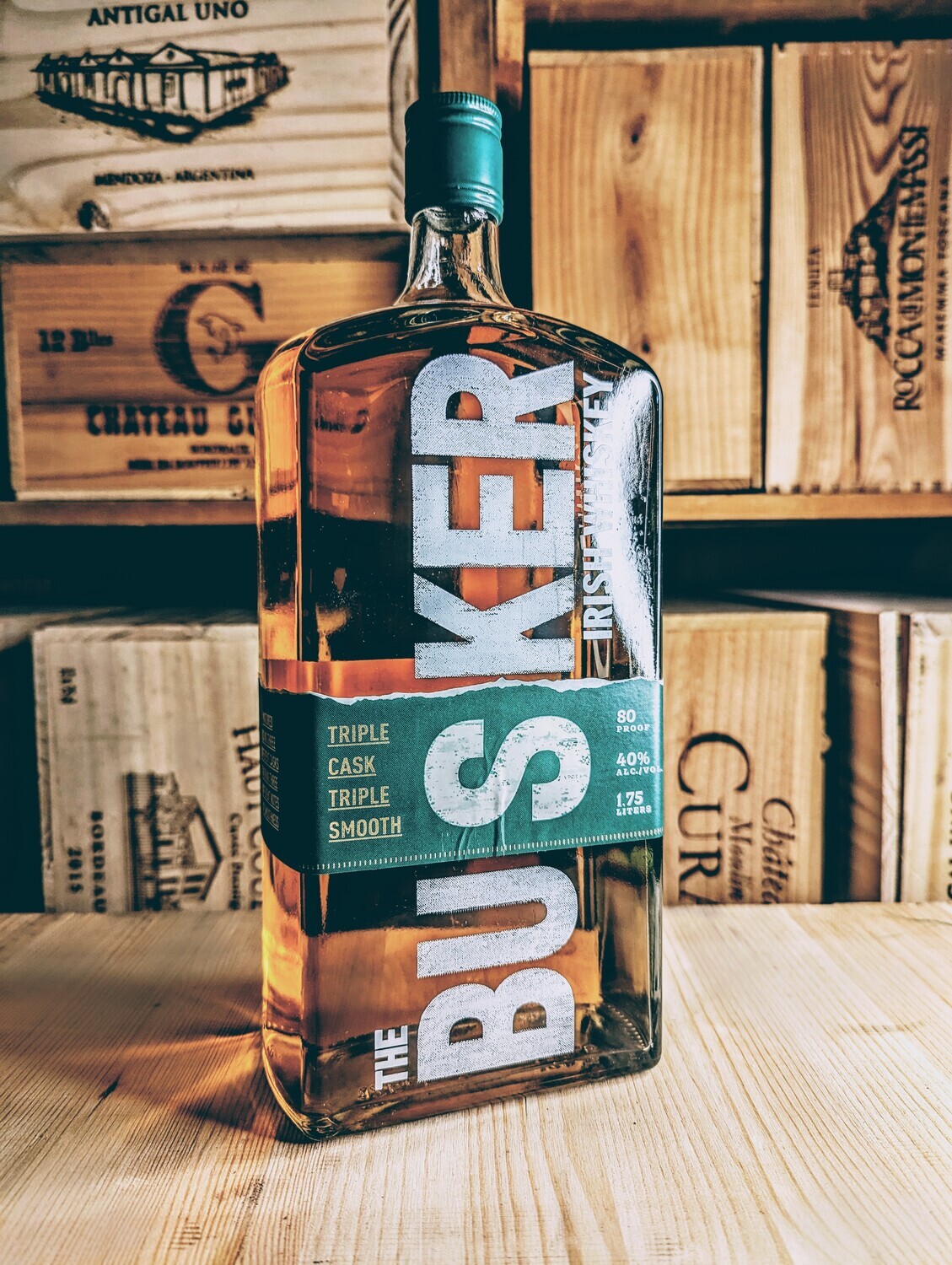 Busker Irish Whiskey 1.75L