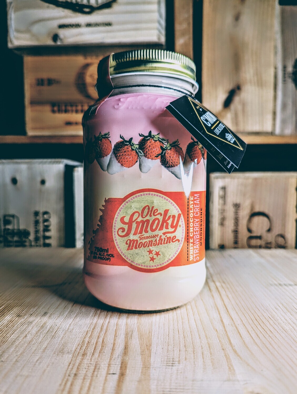 Ole Smokey Strawberry Cream Moonshine 750ml