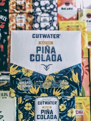 Cutwater Bali Hai Pina Colada 355ml 4 Pack