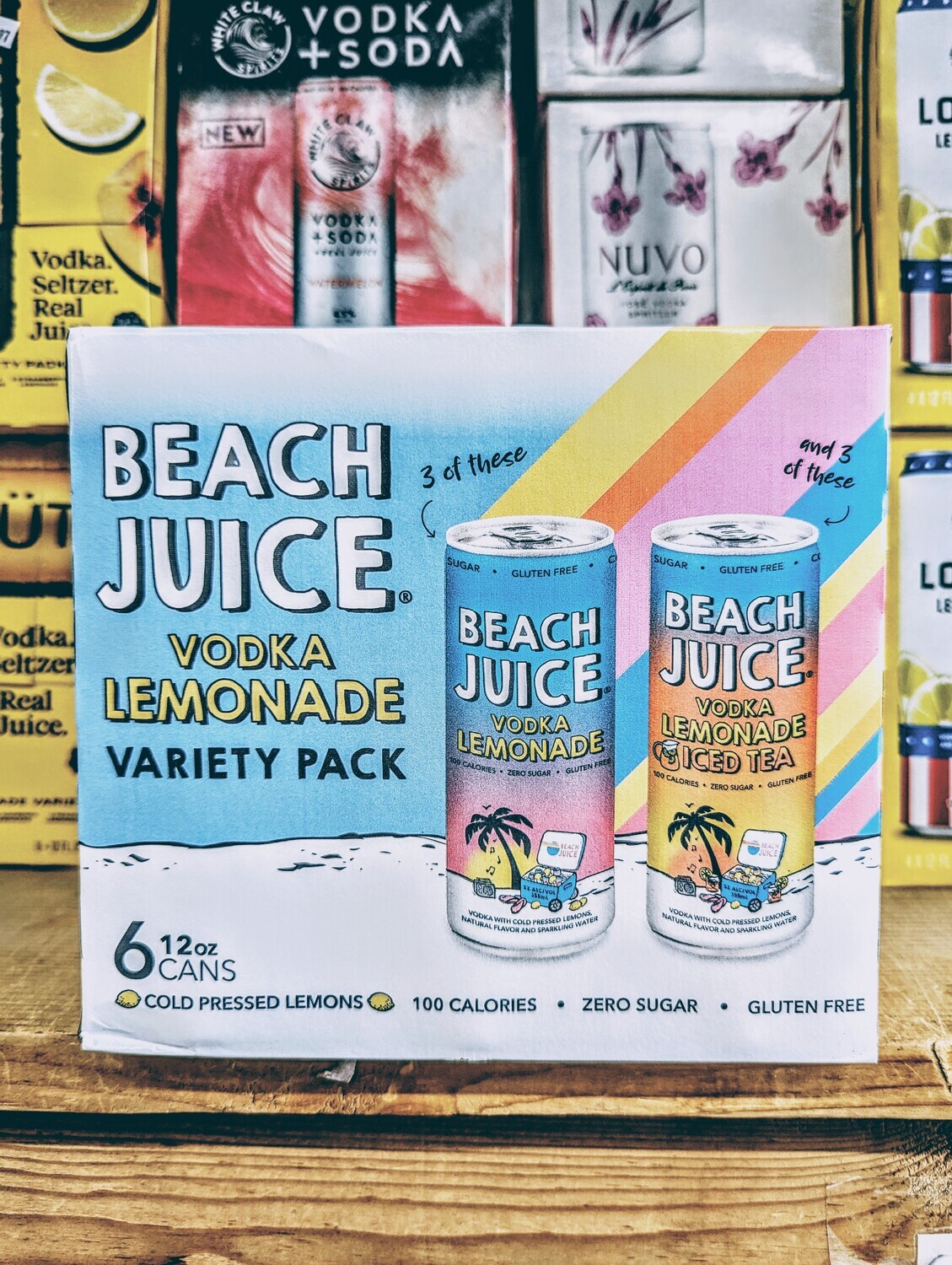 Beach Juice Vodka Lemonade 355ml 6 Pack