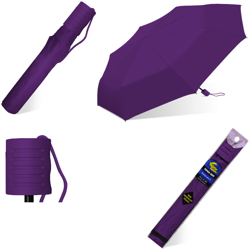 SOMBRILLA MINI SUPER MANUAL (MORADA)
