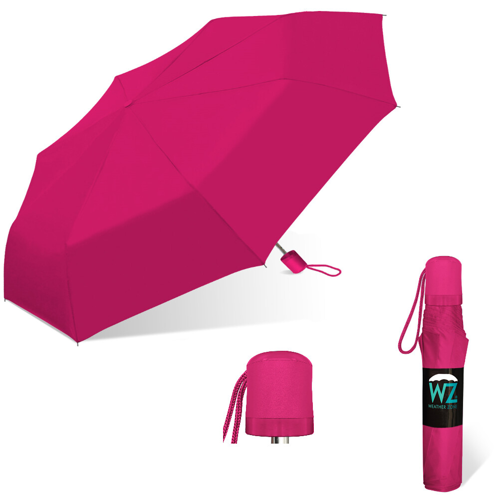 SOMBRILLA MINI SUPER MANUAL (ROSADA)