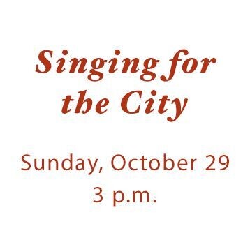Fall Concert - Singing for the City