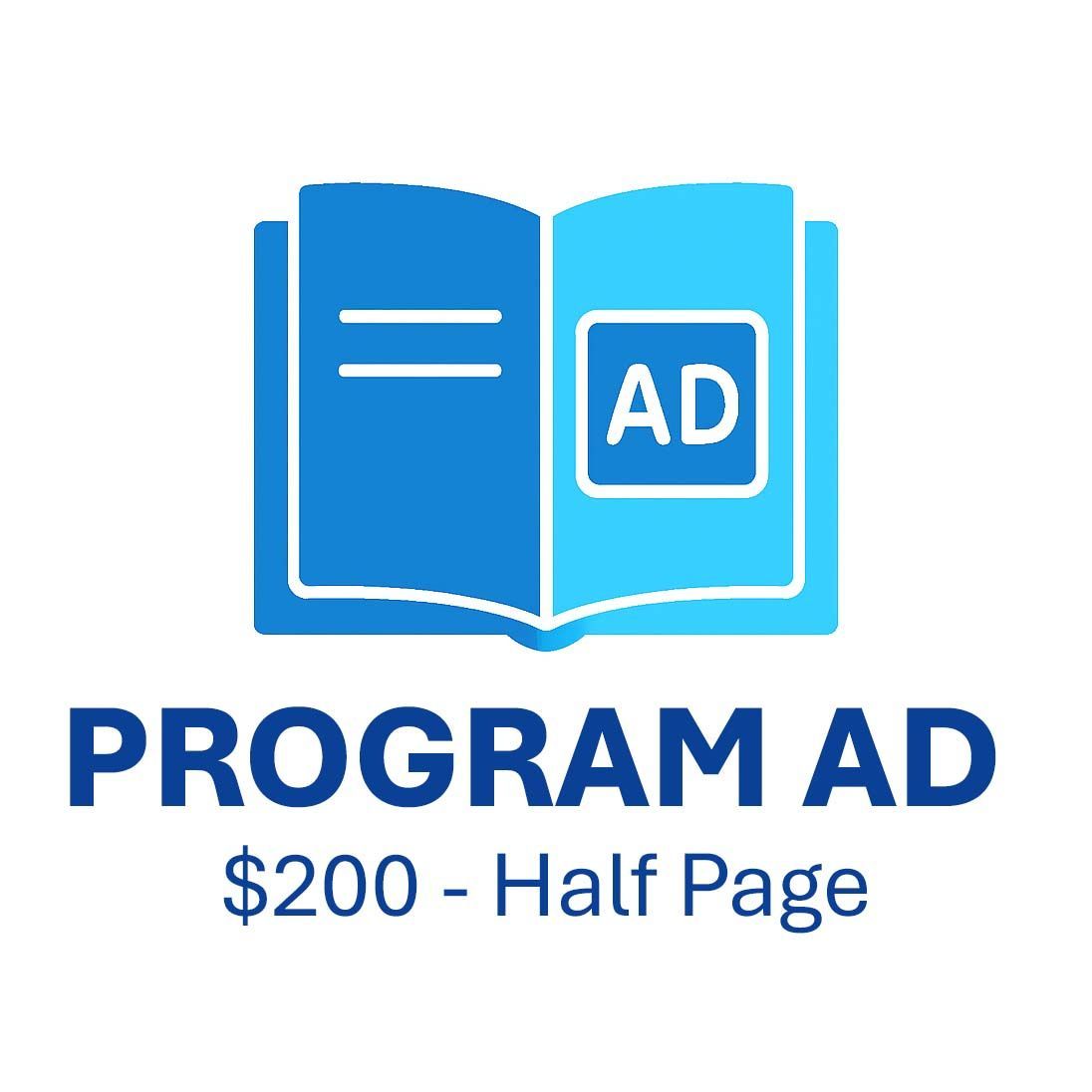 Program Book Advertising-Half page