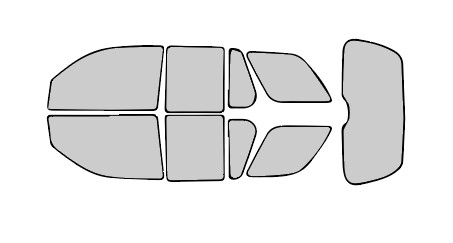 Buick Rainier 2004-2007 ATCC Window Tint Kits
