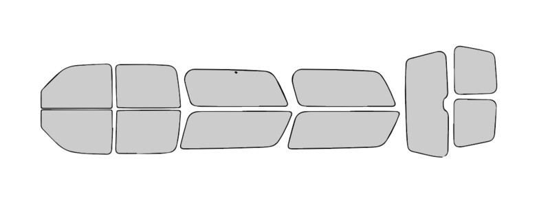 Cadillac Escalade 2003-2006 ATCC Window Tint Kits (ESV)