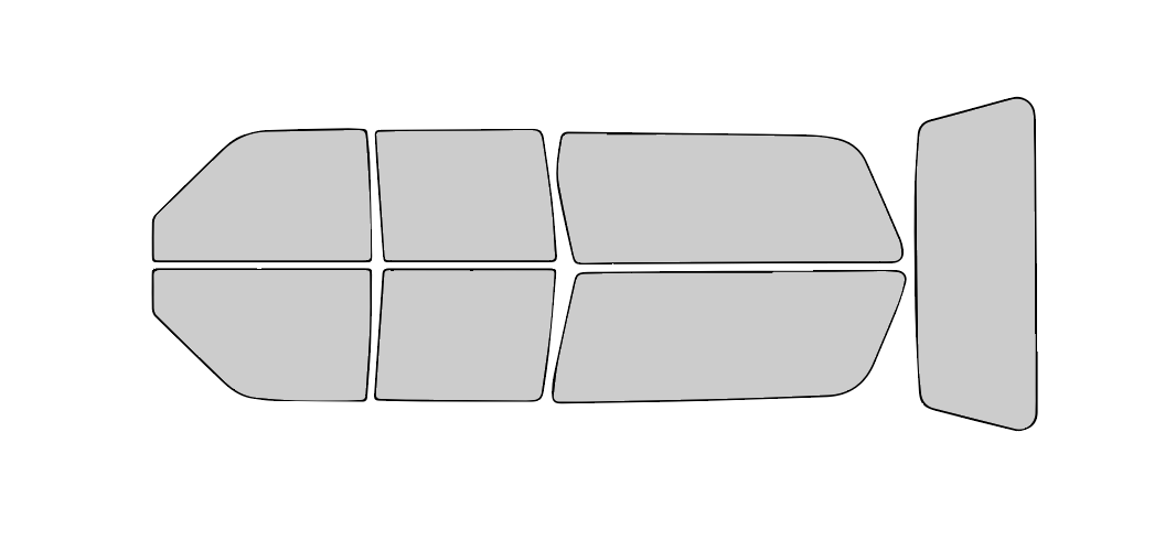 Chevrolet Suburban 1992-1999 ATCC Window Tint Kits