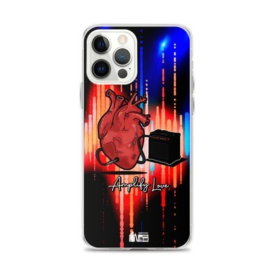 iPhone Case, heart, speaker with wavelengths, Amplify Love