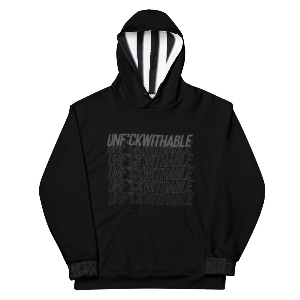 Hoodies for young men, Black, Unf*ckwithable
