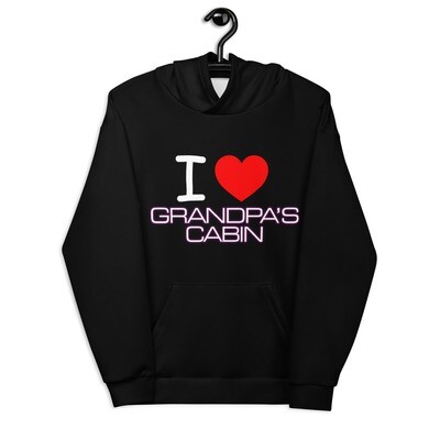 Black Sweatshirt (I Love Grandpa's Cabin)