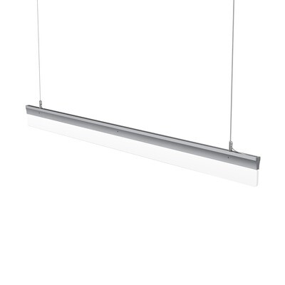 ProLuce® TACCOLA, 1200x17x100 mm, 25W, 2250 Lm, 3000K, CRI&gt;80, ALU/PMMA, dimmbar 0-10V