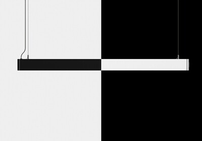 ProLuce® Linienleuchte PENDOLO 24+12W, dir/ind, 1200x30x72mm, 4000K, 2880 lm, schwarz ProLuce® Linienleuchte PENDOLO 24+12W, dir/ind, 1200x30x72mm, 4000K, 2880 lm, schwarz