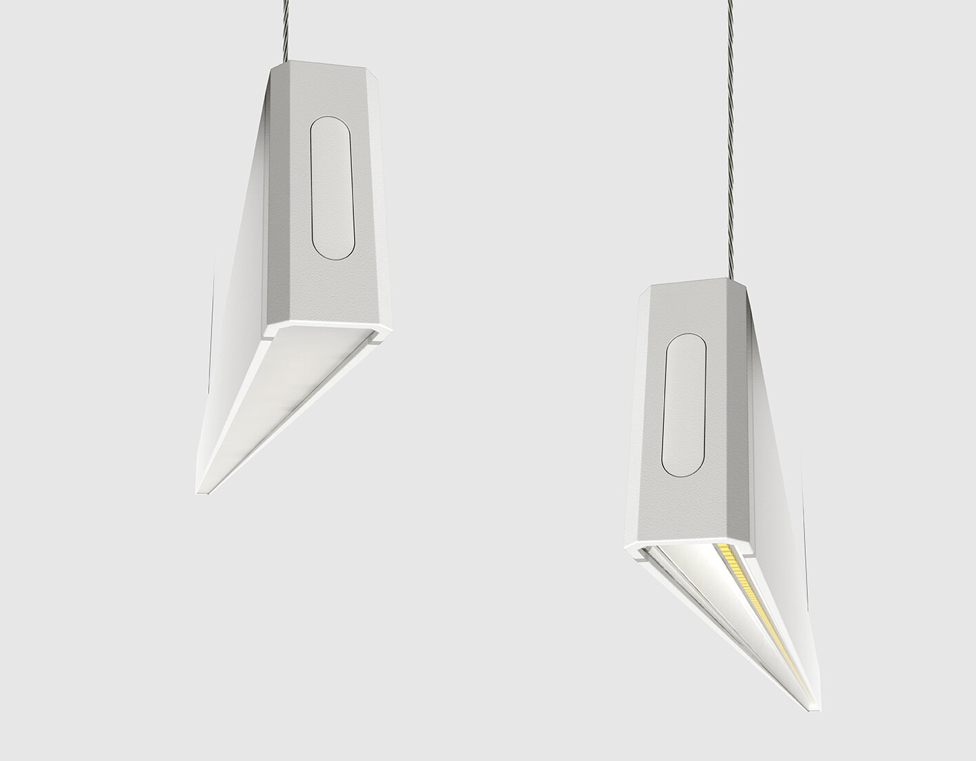 ProLuce® Linienleuchte PENDOLO 12+6W, dir./ind., 846x30x72mm, 3000K, 1440 lm, weiss ProLuce® Linienleuchte PENDOLO 12+6W, dir./ind., 846x30x72mm, 3000K, 1440 lm, weiss