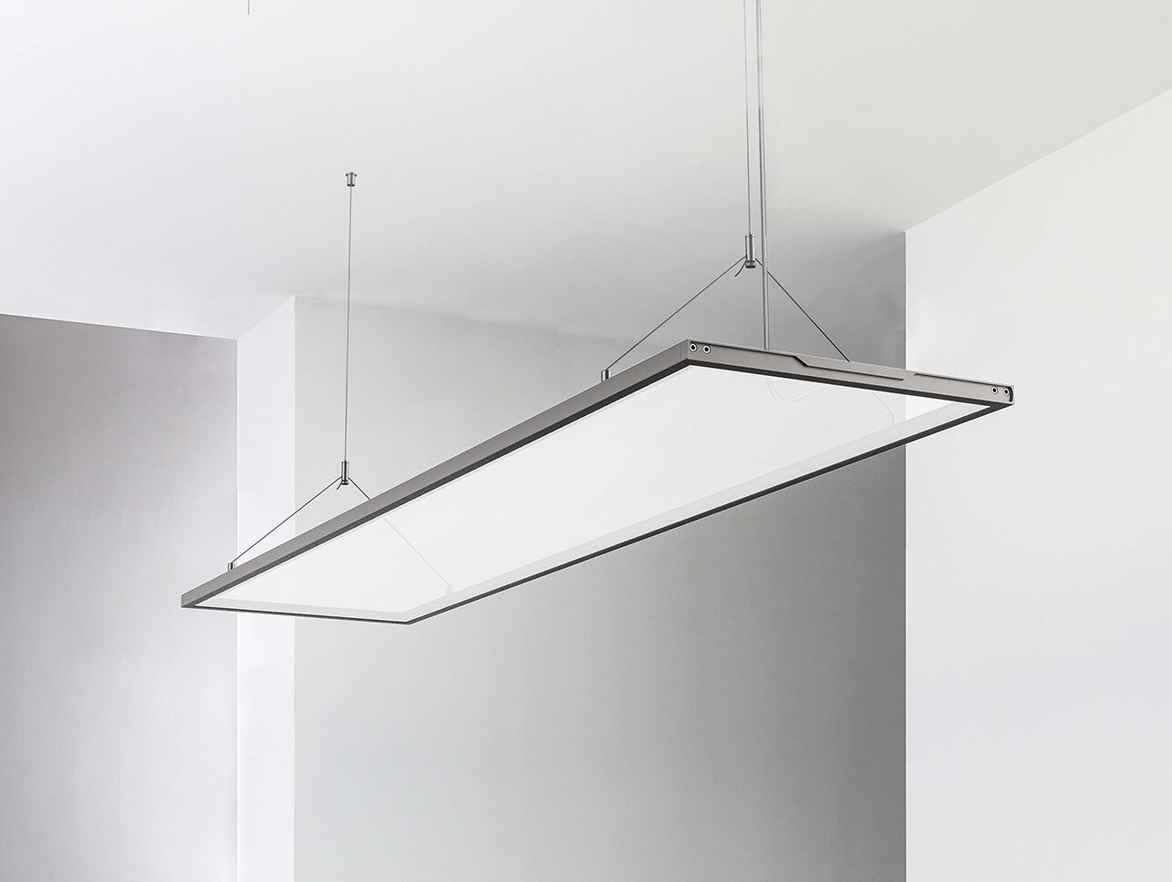 PROLUCE® LED Panel LALUNA/T MINI 24W, 2160 lm, ALU, 1200x200x18 mm, 4000K, trsp., u&amp;d