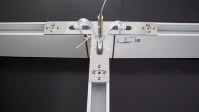 ProLuce® Linienleuchte PENDOLO T-Verbinder, 201x115.5x1.5 mm, Edelstahl