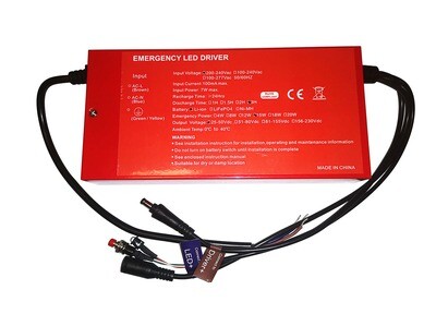 PROLUCE® Notlicht-Kit 25-50V Ausgangsspannung, 15W, Batterie Li-ion, 15W Konstantleistung, 3 Std.