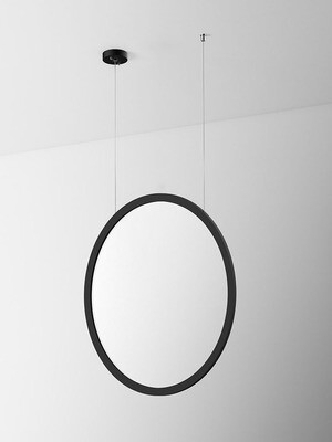 ProLuce® LED Panel TONDO/C Ø704 mm, vert., 48W, 5280 lm, 2700K, 0-10V,  100°, weiss