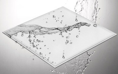 ProLuce® LED Panel PIAZZA/65 295x1195 mm 36W, IP65, 6000K, 2880 lm, 120°, weiss, inkl. Betriebsgerät