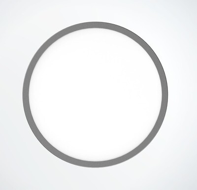 ProLuce® LED Panel TONDO 7048, Ø704 mm, 48W, 5280 lm, 3000K, CRI >90, 100°, schwarz