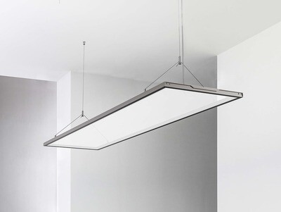 PROLUCE® LED Panel LALUNA/T MINI 24W, 2160 lm, ALU, 1200x200x18 mm, 3000K, trsp., u&amp;d