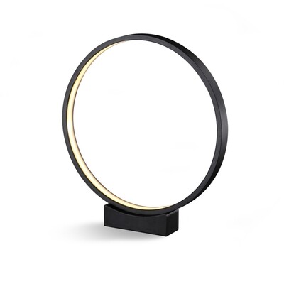 PROLUCE®  Tisch-/Stehleuchte LTL017, 18W, 1440lm, Acryl Diff., Alu, schwarz, D400 W50 H436