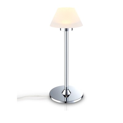 PROLUCE®  Tisch-/Stehleuchte LTL031-CR, 3W, 300lm, Acryl Diff., Alu+Acryl, verchromt, D130 H310