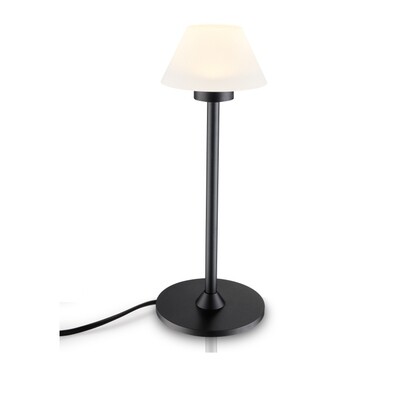 PROLUCE®  Tisch-/Stehleuchte LTL031-BK, 3W, 300lm, Acryl Diff., Alu+Acryl, schwarz elox., D130 H310,