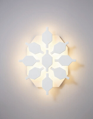 PROLUCE®  Aufbauleuchte LWA359B-WT, 9x3W, 2700lm, Acryl Diff., Alu-Guss, weiss, L655 W555 H120