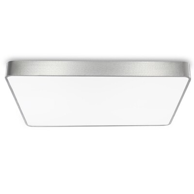 PROLUCE®  Deckenleuchte LBL149, 108W, 8640lm, Acryl Diff., Alu+Stahl, silber, L800 W600 H82