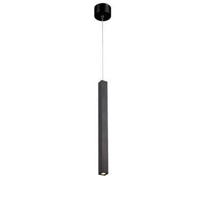 PROLUCE®  Hängeleuchte LPL045-BK, 1x3W, 120lm, 30°, Alu, schwarz, L25 W25 H350+1.6M Kabel