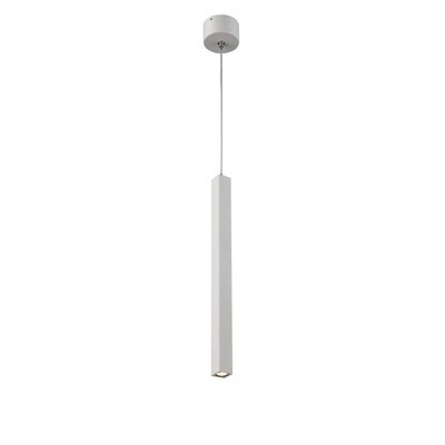 PROLUCE®  Hängeleuchte LPL045-WT, 1x3W, 120lm, 30°, Alu, weiss, L25 W25 H350+1.6M Kabel