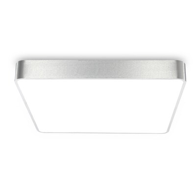 PROLUCE®  Deckenleuchte LBL148, 84W, 6720lm, Acryl Diff., Alu+Stahl, silber, L600 W600 H82