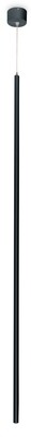 PROLUCE®  Hängeleuchte LPL201-BK, 1W, 70lm, 30°, Alu, schwarz elox., D16 H1100+1M Seil
