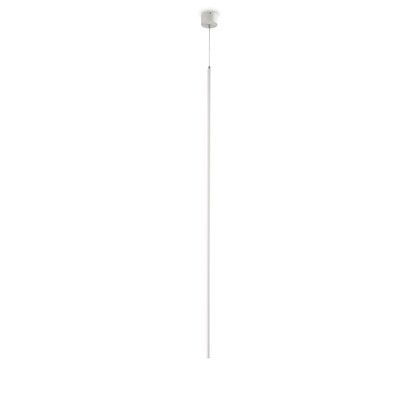 PROLUCE®  Hängeleuchte LPL201-WT, 1W, 70lm, 30°, Alu, weiss, D16 H1100+1M Seil