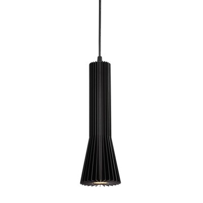 PROLUCE®  Hängeleuchte LPL152-BK, 6W, 420lm, 20°, Alu, schwarz elox., D100 H300+1.65M Seil, TRI