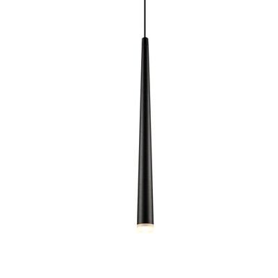 PROLUCE®  Hängeleuchte LPL264-BK, 5W, 430lm, Acryl Diff., Stahl+Acryl, schwarz, D80 H503+1.5M,