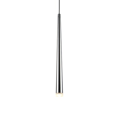 PROLUCE®  Hängeleuchte LPL264-CR, 5W, 430lm, Acryl Diff., Stahl+Acryl, verchromt, D80 H503+1.