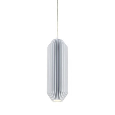 PROLUCE®  Hängeleuchte LPL153-WT, 6W, 420lm, 20°, Alu, weiss beschicht., D100 H300+1.65M Seil,