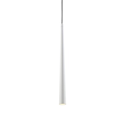 PROLUCE®  Hängeleuchte LPL226-WT, 3W, 120lm, 30°, Alu+Stahl Schirm, weiss, D79 H485+1.5M