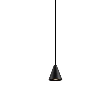 PROLUCE®  Hängeleuchte LPL288-BK, 5W, 430lm, 10°, Alu, schwarz elox., D75 H80+2M Seil, dim. TRI