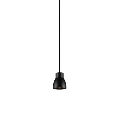 PROLUCE®  Hängeleuchte LPL287-BK, 5W, 430lm, 10°, Alu, schwarz elox., D65 H75+2M Seil