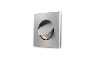 PROLUCE®  Leseleuchte LWA220-SL, 3W, 120lm, 30  °, Alu, Silver gestrahlt, L110 W110 H60, TRIAC