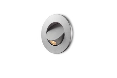PROLUCE®  Leseleuchte LWA219-SL, 3W, 120lm, 30  °, Alu, Silver gestrahlt, D110 H60