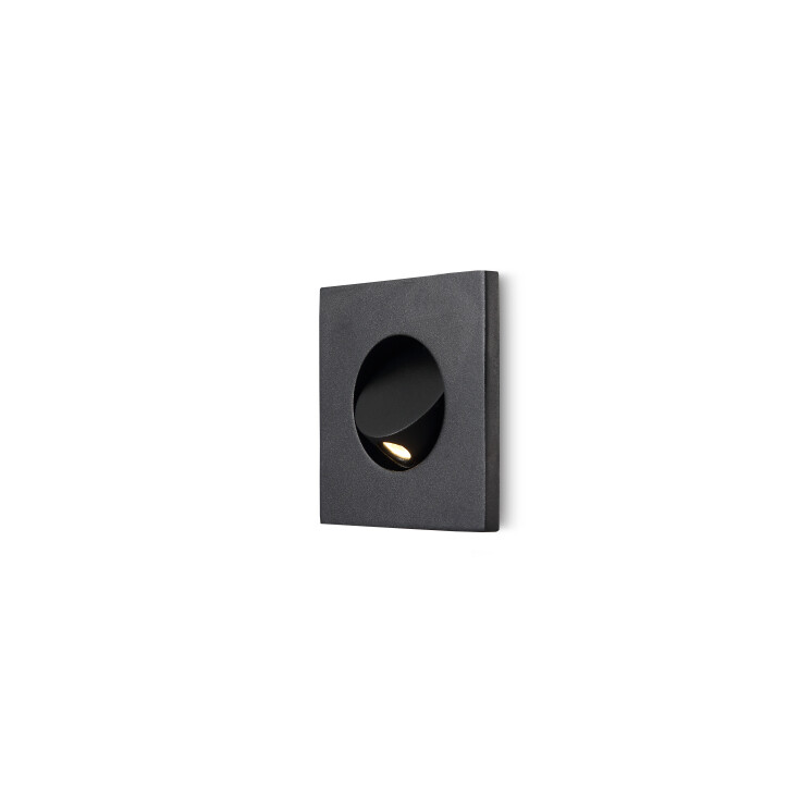 PROLUCE®  Leseleuchte LWA320-BK, 1W, 100lm, 30  °, Alu,  schwarz, L73  W73 H51