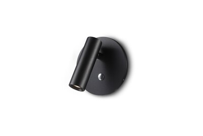 PROLUCE®  Leseleuchte LWA260-BK, 3W, 120lm, 30  °, Alu, schwarz elox., D110 H105