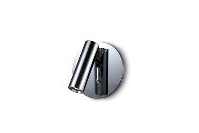 PROLUCE®  Leseleuchte LWA260-CR, 3W, 120lm, 30  °, Alu, verchromt, D110 H105, dimmbar TRIAC