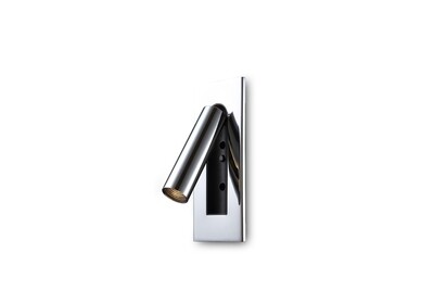 PROLUCE®  Leseleuchte LWA322-CR, 3W, 120lm, 30  °, Alu, verchromt, L180 W75 H105