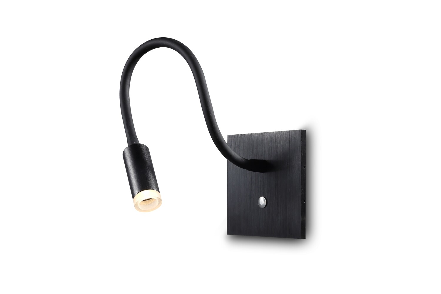 PROLUCE®  Leseleuchte LWA230A-BK, 3W, 120lm, 30  °, Alu, schwarz elox., L430 W110 H110